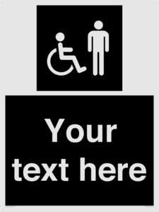 Custom information: black panel disabled and male